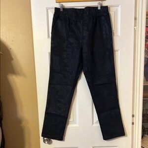 Elliott Lauren Black Camouflage Pants